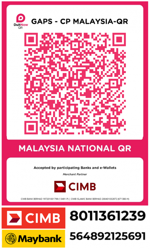 GAPS Malaysia DuitNow QR Code